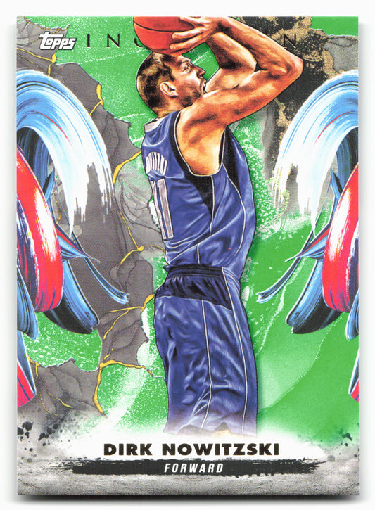 2024-25 Topps Inception #90 Dirk Nowitzski Green