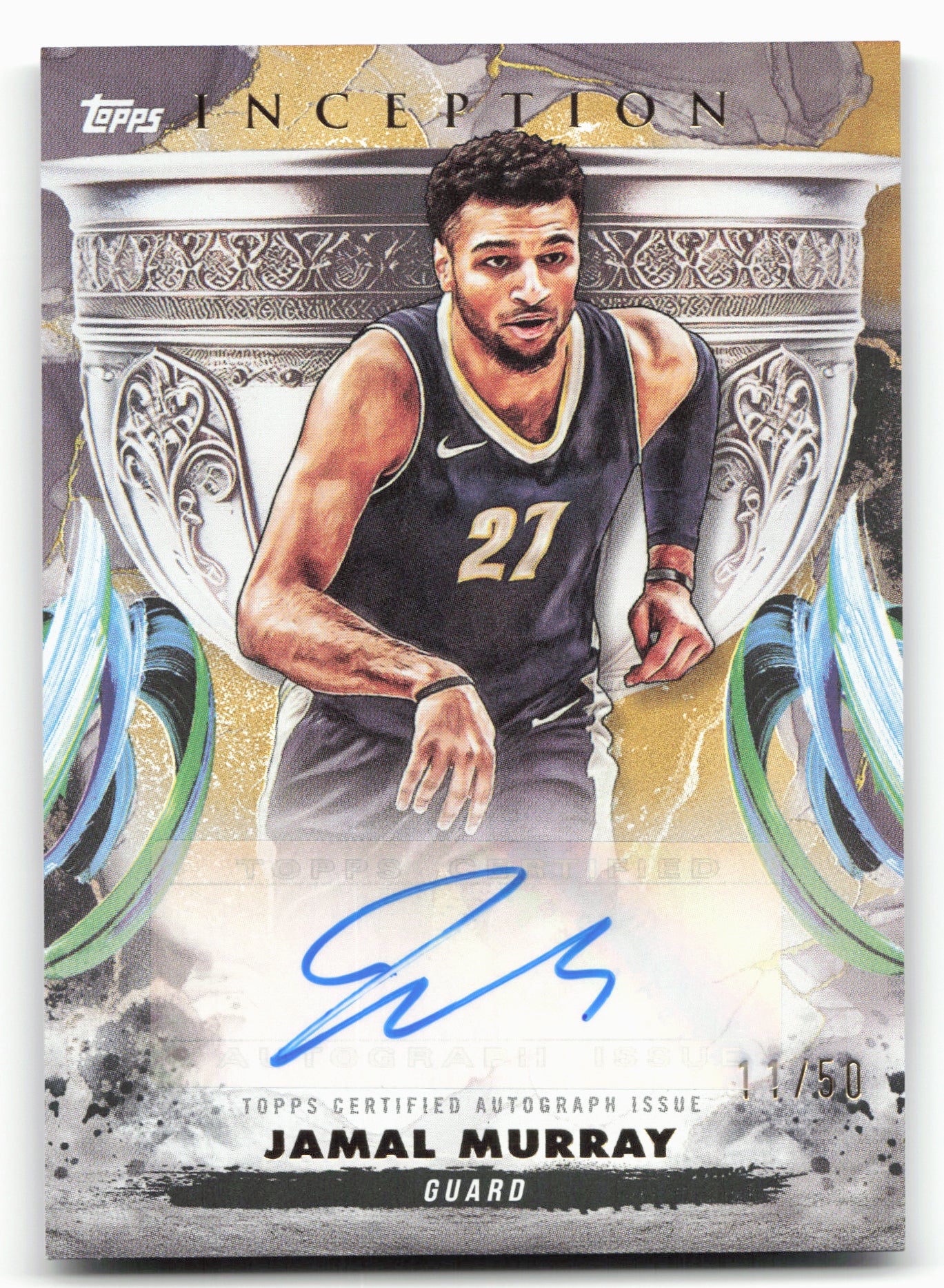 2024-25 Topps Inception #GCS-JM Jamal Murray Grail Chasing Gold 11/50