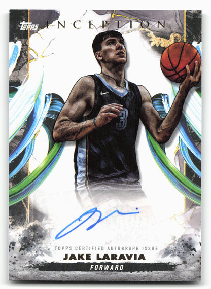 2024-25 Topps Inception AC-JL Jake Laravia Autograph Card
