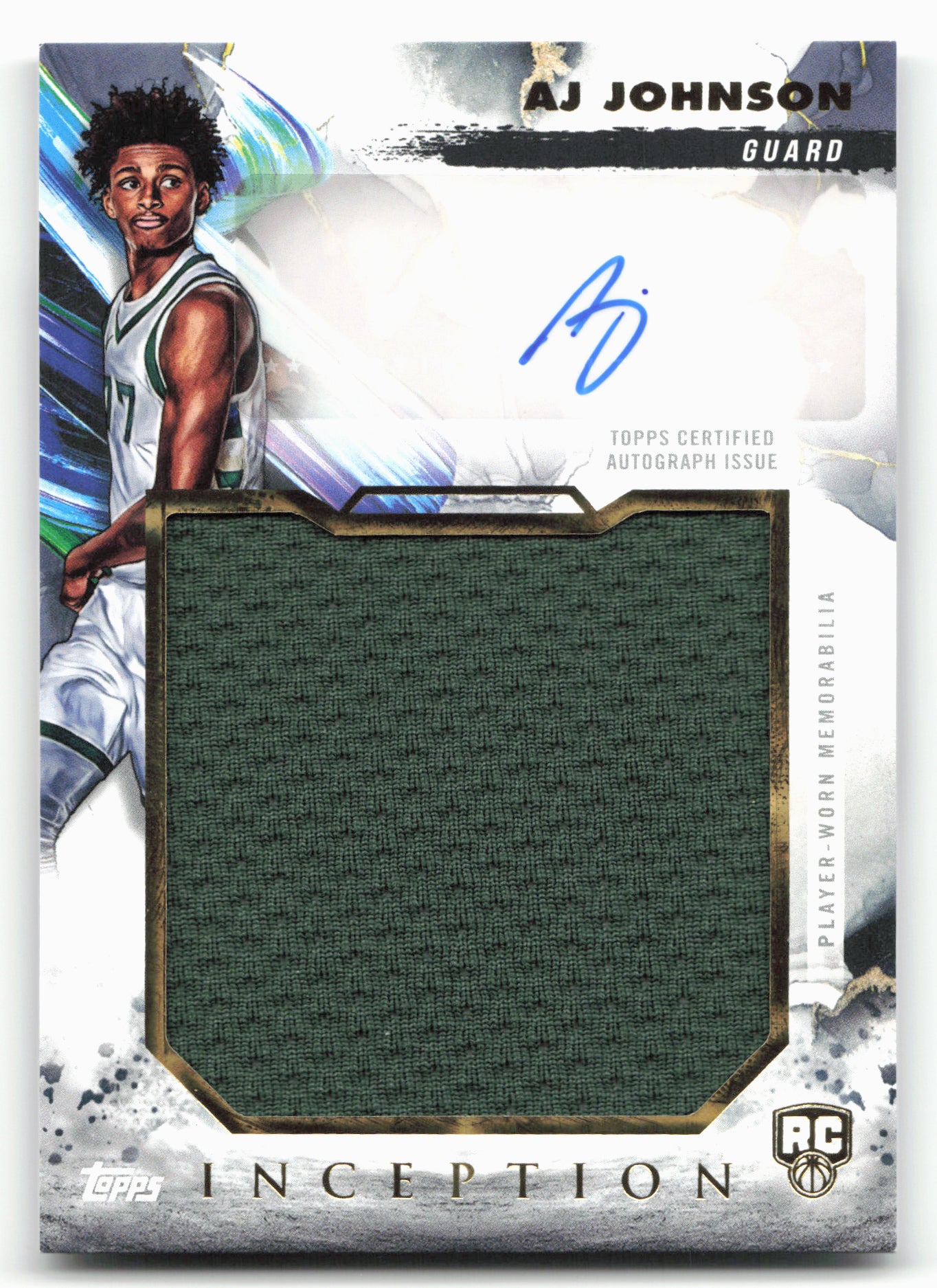 2024-25 Topps Inception RJR-AJ AJ Johnson Rookie Jumbo