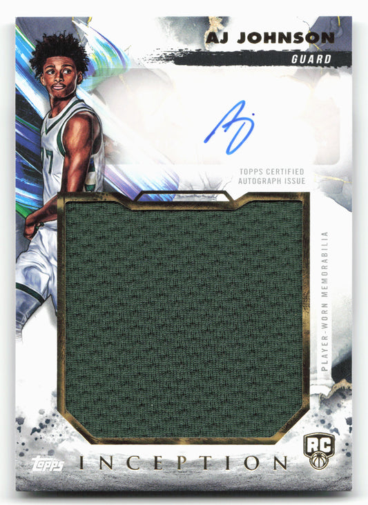 2024-25 Topps Inception RJR-AJ AJ Johnson Rookie Jumbo
