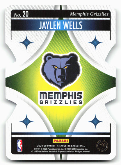 2024-25 Panini Silhouette #20 Jaylen Wells Superstars 06/99