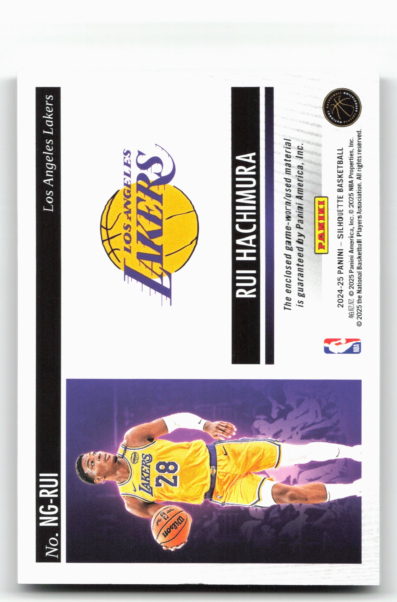 2024-25 Panini Silhouette #NG-RUI Rui Hachimura