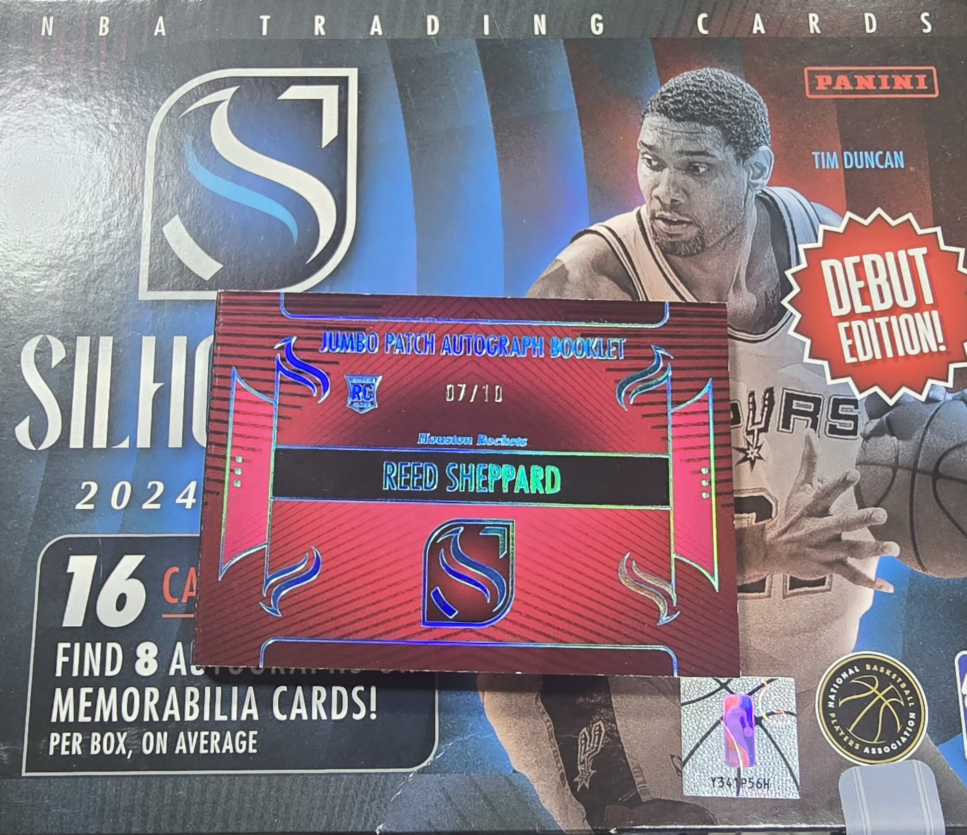 2024-25 Panini Silhouette #JPA-REE Reed Sheppard Jumbo Booklet 07/10