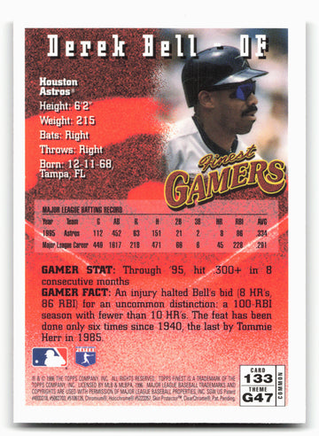 1996 Finest #133 Derek Bell