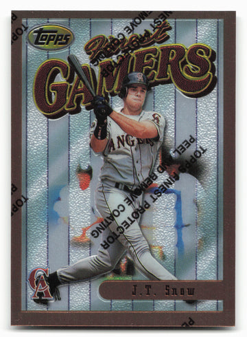 1996 Finest #144 J.T. Snow