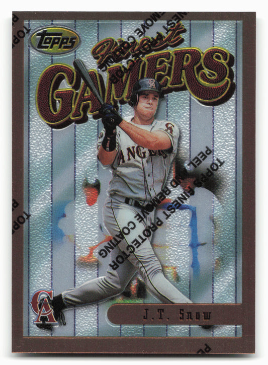 1996 Finest #144 J.T. Snow