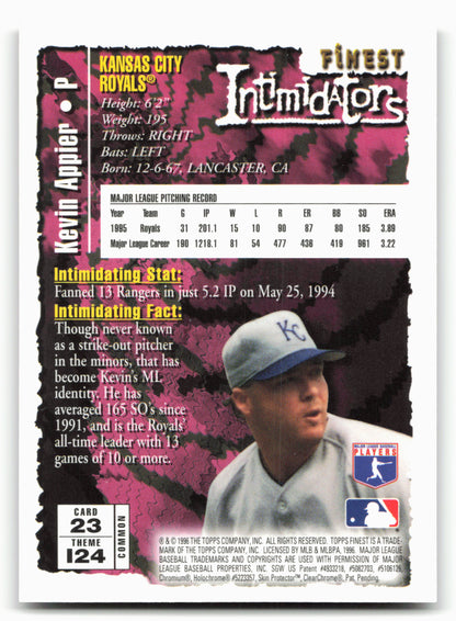 1996 Finest #23 Kevin Appier
