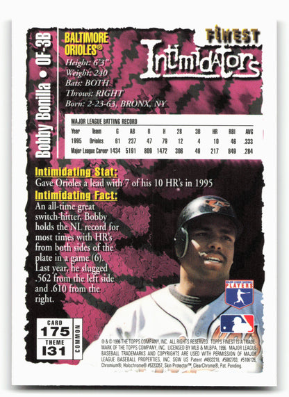 1996 Finest #175 Bobby Bonilla