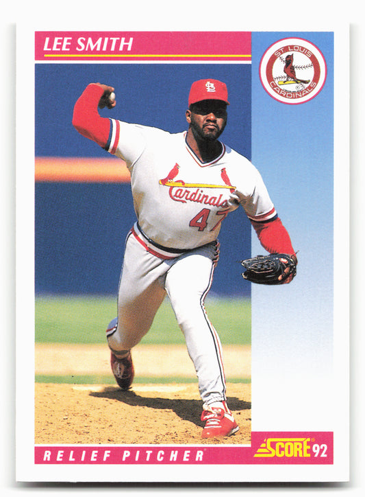1992 Score #630 Lee Smith