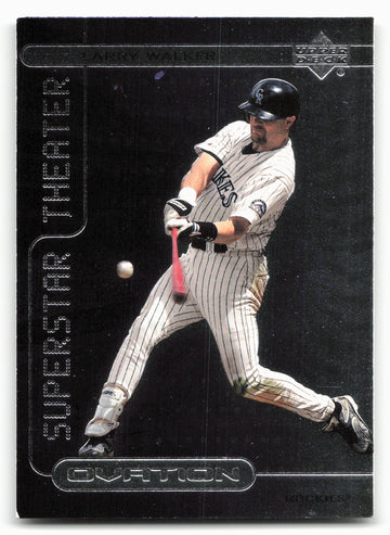 2000 Upper Deck Ovation #ST18 Larry Walker Superstar Theater