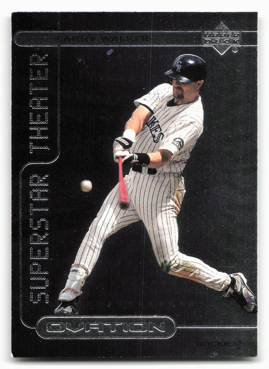 2000 Upper Deck Ovation #ST18 Larry Walker Superstar Theater