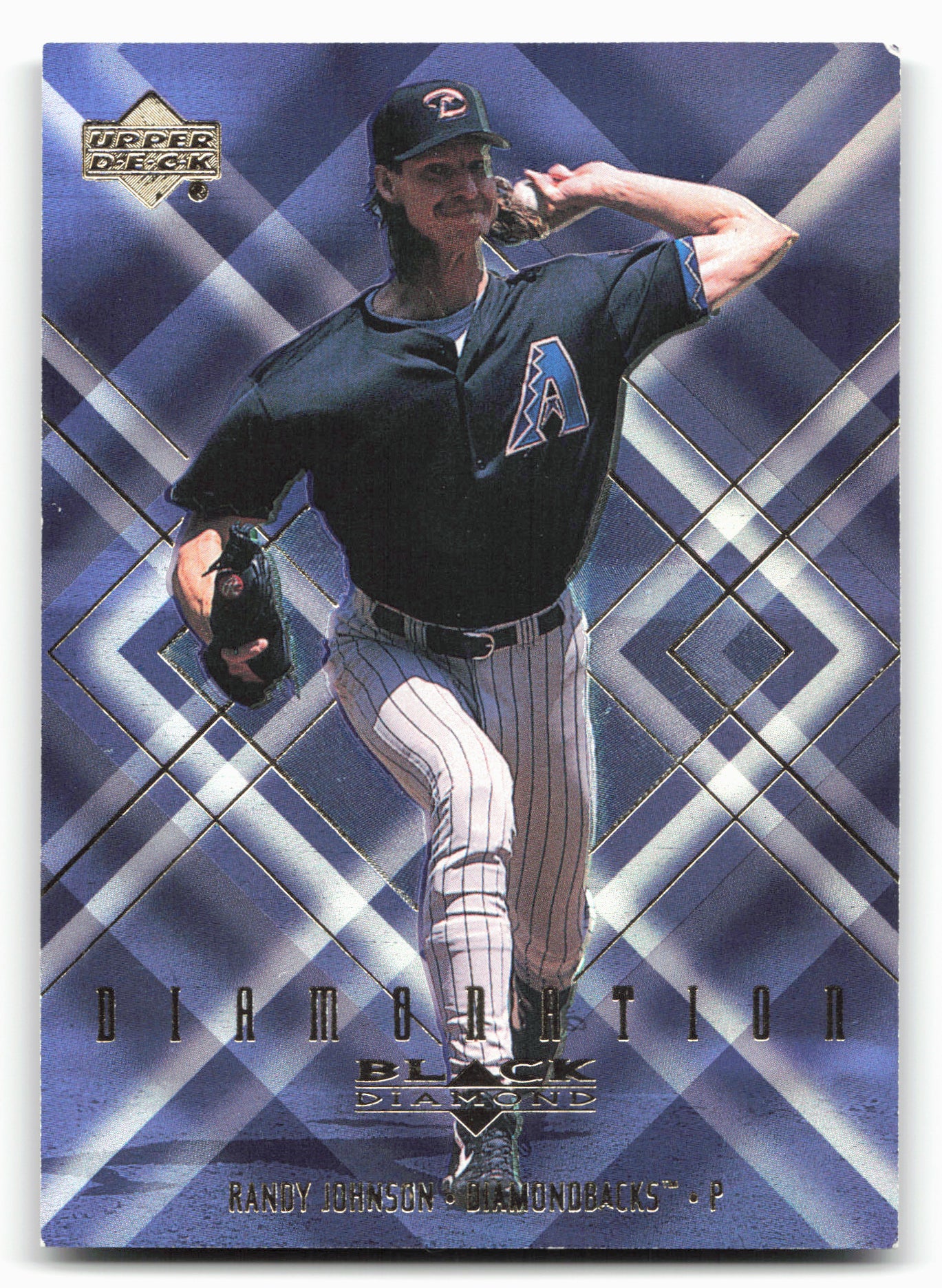 2000 Upper Deck Black Diamond #D2 Randy Johnson Diamonation