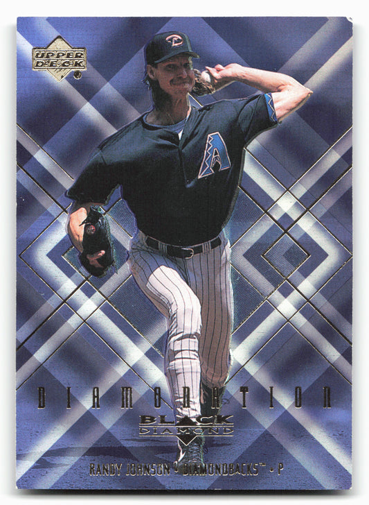 2000 Upper Deck Black Diamond #D2 Randy Johnson Diamonation