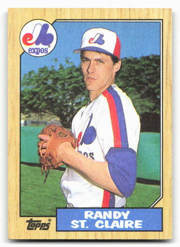 1987 Topps #467 Randy St. Claire