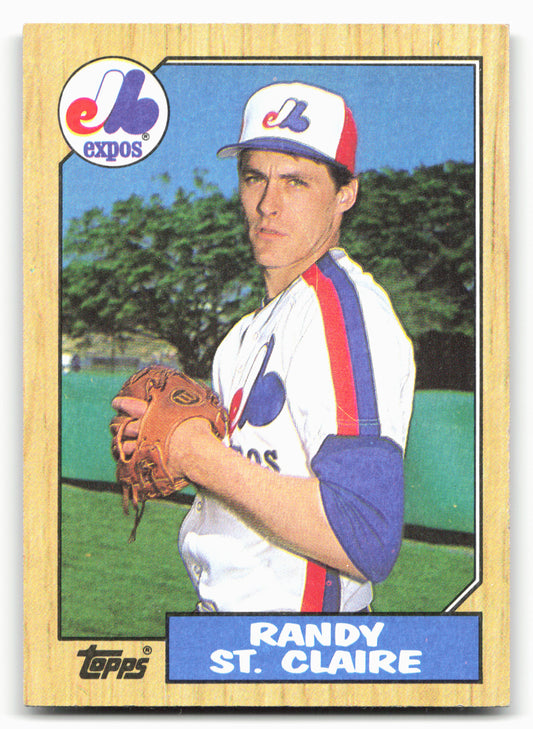 1987 Topps #467 Randy St. Claire