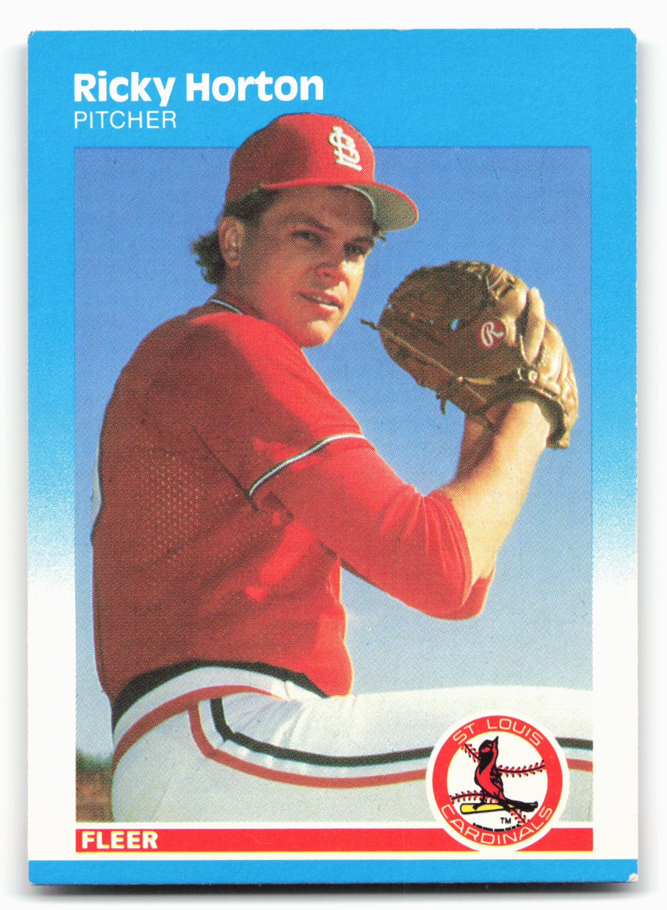 1987 Fleer #297 Ricky Horton