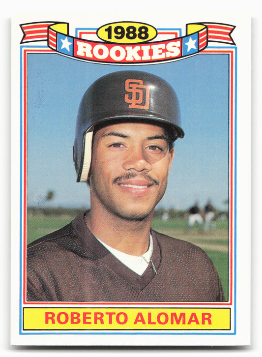 1989 Topps #1a Roberto Alomar Glossy Rookies