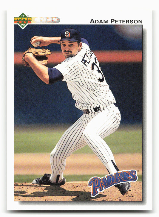 1992 Upper Deck #602 Adam Peterson