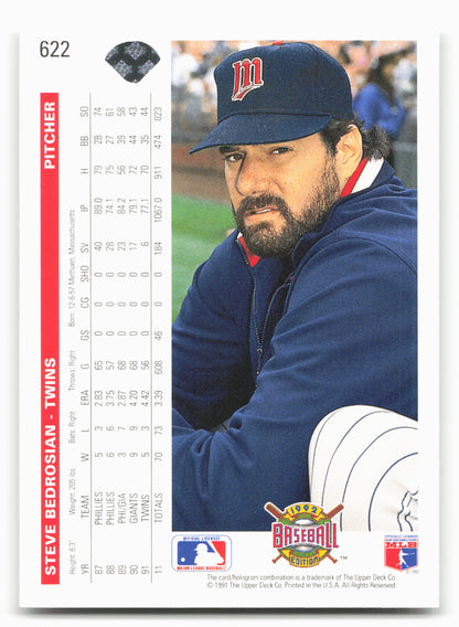 1992 Upper Deck #622 Steve Bedrosian