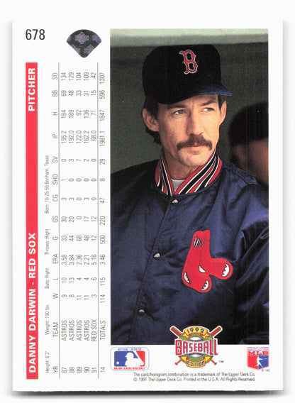 1992 Upper Deck #678 Danny Darwin