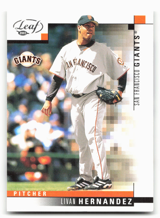 2003 Leaf #239 Livan Hernandez