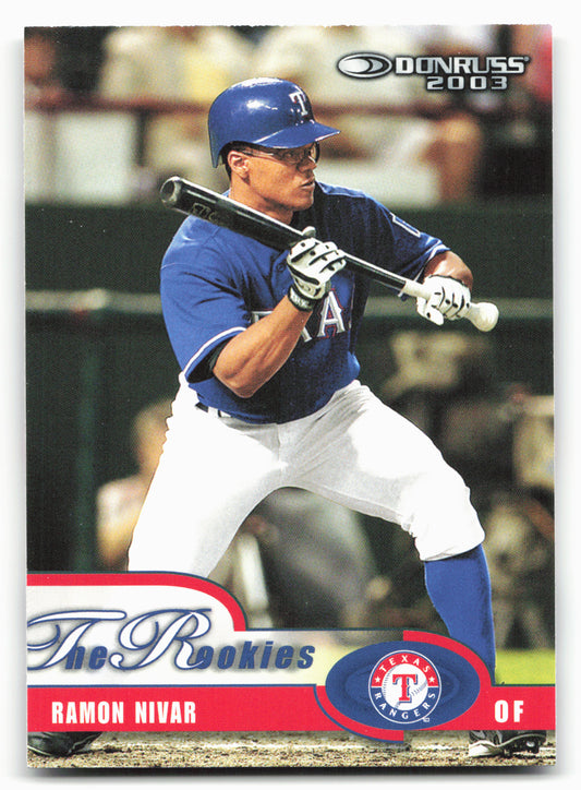 2003 Rookies & Traded - 2003 Donruss  #26 Ramon Nivar