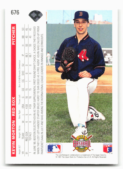 1992 Upper Deck #676 Kevin Morton