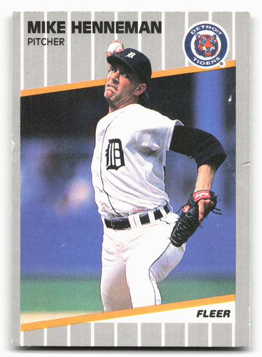 1989 Fleer #134 Mike Henneman