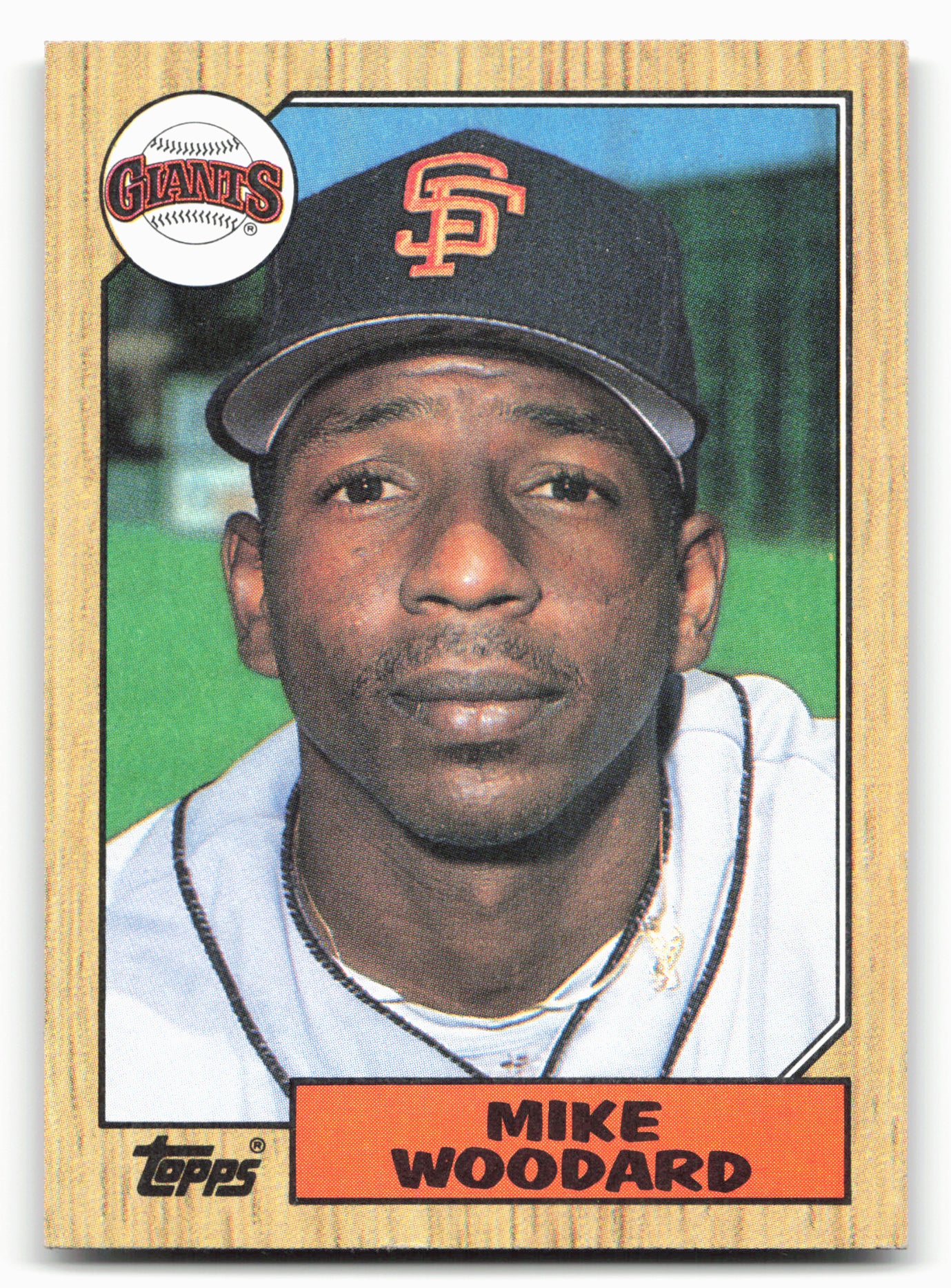 1987 Topps #286 Mike Woodard