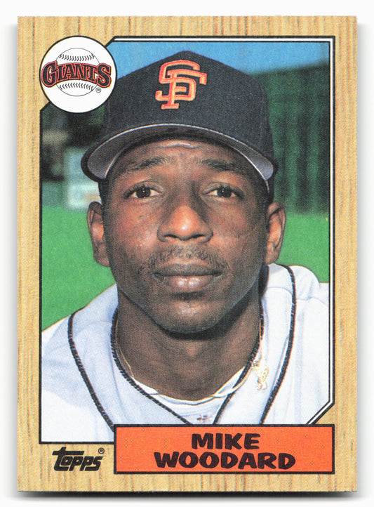 1987 Topps #286 Mike Woodard