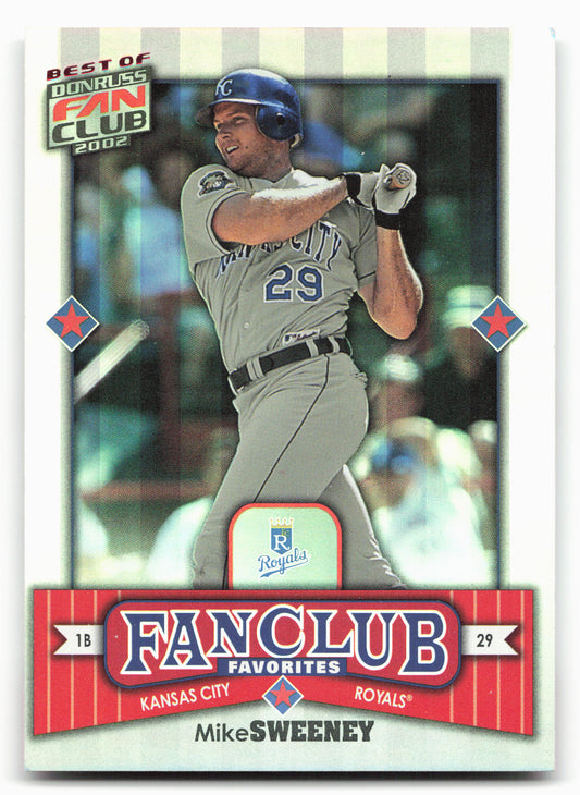 2002 Donruss Best of Fan Club #298 Mike Sweeney #/2025