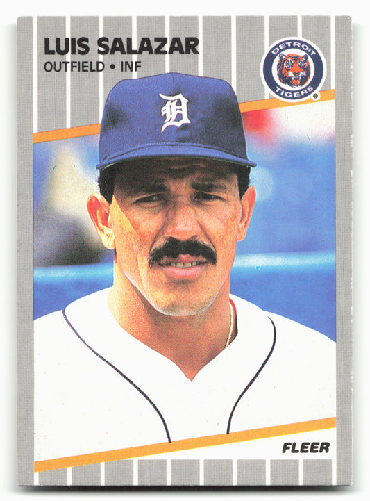 1989 Fleer #144 Luis Salazar