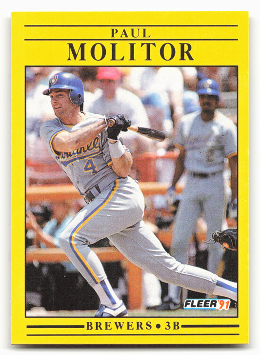 1991 Fleer #591 Paul Molitor