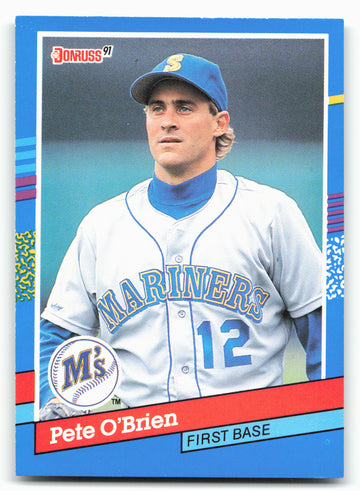 1991 Donruss #119b Pete O'Brien