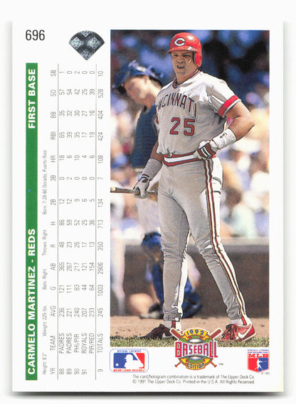 1992 Upper Deck #696 Carmelo Martinez