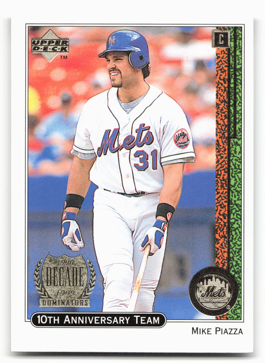 1999 Upper Deck #X1 Mike Piazza 10th Anniversary Team