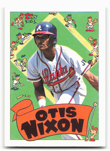 
1992 Topps Kids #35a Otis Nixon