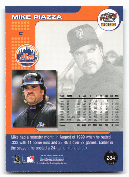 2000 Pacific #284b Mike Piazza