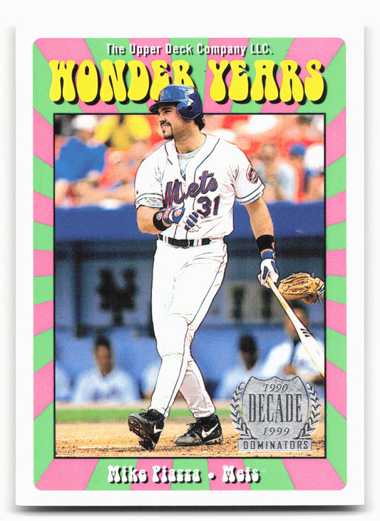 1999 Upper Deck #WY21 Mike Piazza Wonder Years