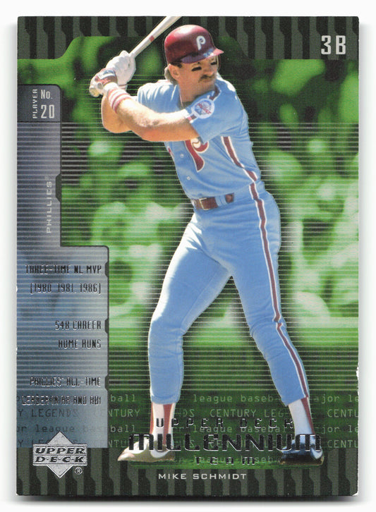 2000 Upper Deck Legends #UD3 Mike Schmidt Millennium Team