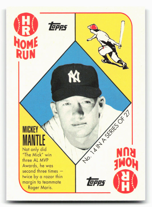 2010 Topps New York Yankees 27 World Series Championships #YC14 Mickey Mantle