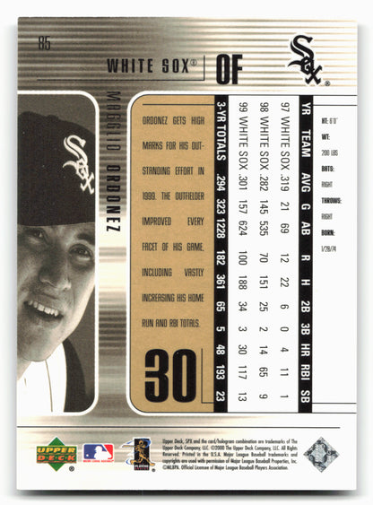 2000 SPx #85 Magglio Ordonez