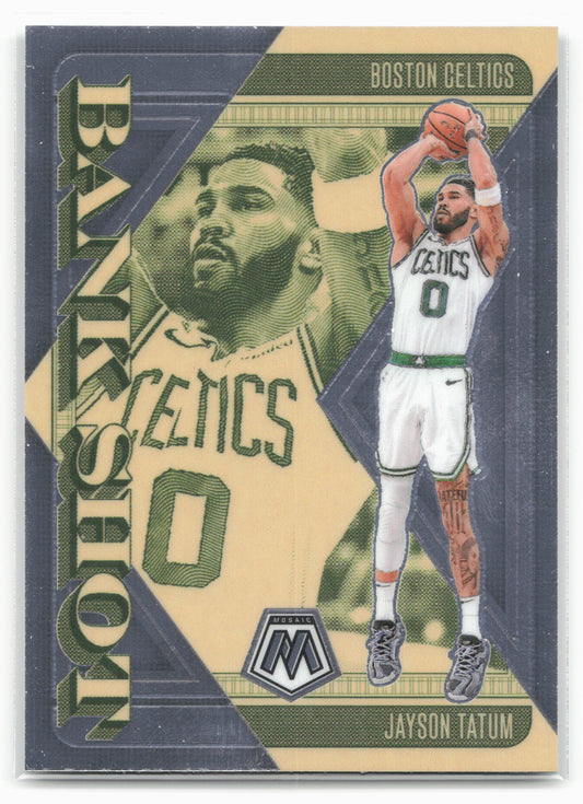 2024-25 Panini Mosaic #11 Jayson Tatum Bank Shot
