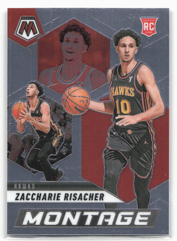 2024-25 Panini Mosaic #8 Zaccharie Risacher Montage