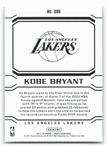 2017-18 Hoops #296 Kobe Bryant 21006