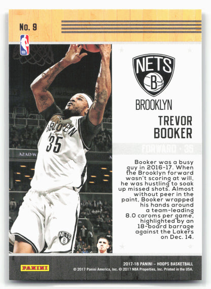 2017-18 Hoops #9 Trevor Booker Team Leaders