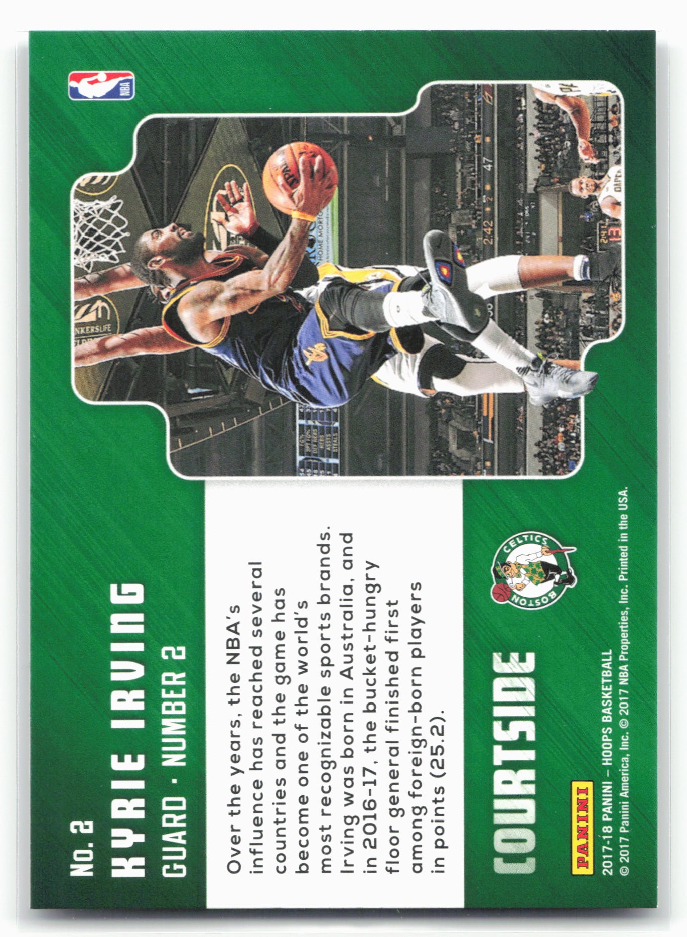 2017-18 Hoops #2 Kyrie Irving Courtside
