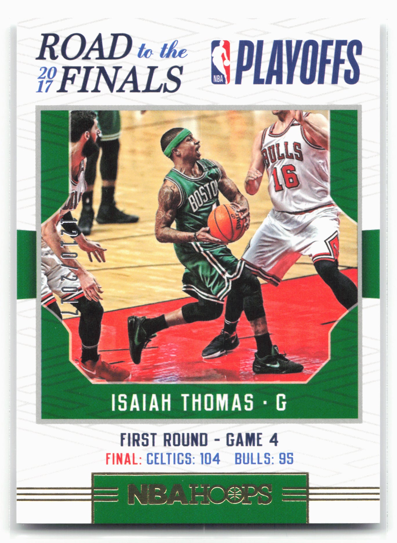 2017-18 Hoops #4 Isaiah Thomas Road to the Finals #/2017