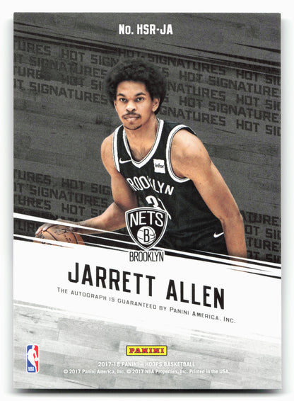 2017-18 Hoops #HSR-JA Jarrett Allen Hot Signatures Rookies